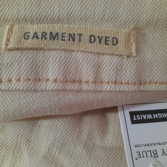 Judy Blue Women Cream Brooke Hi-Rise 90's Straight Distressed Jeans Size 20W NWT - Picture 4 of 9